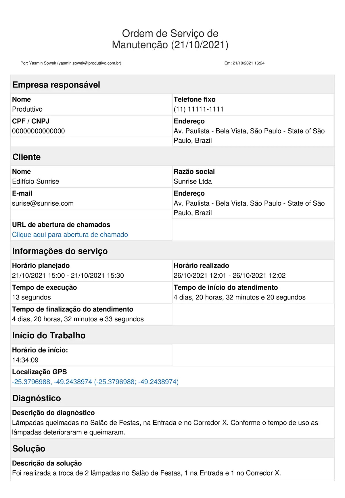 Modelo De Ordem De Serviço Em Word Ou Excel 5147