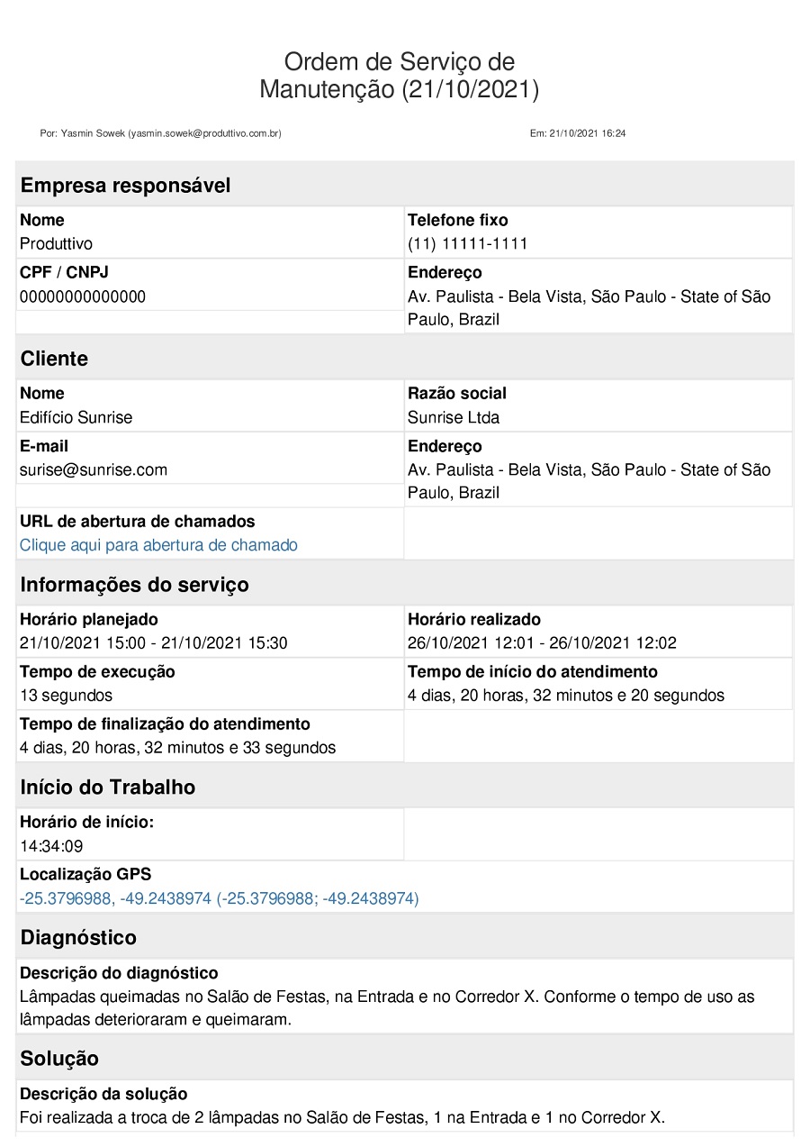 Modelo digital de ordem de serviço de manutenção 01