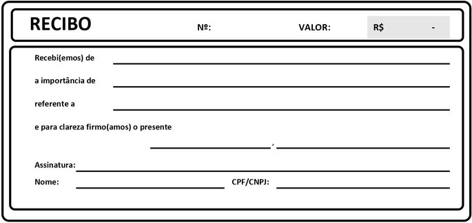 Recibo De Prestação De Serviço Com Fazer 7 Modelos 1205