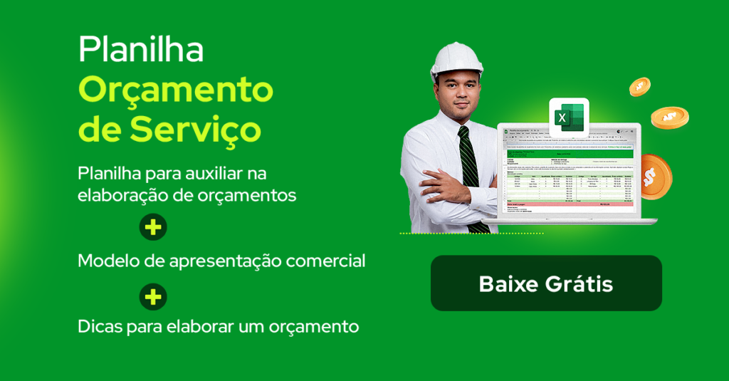 planilha orçamento prestação de serviços