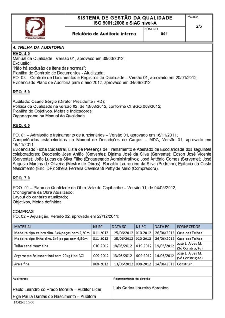 exemplo de relatório de auditoria 02