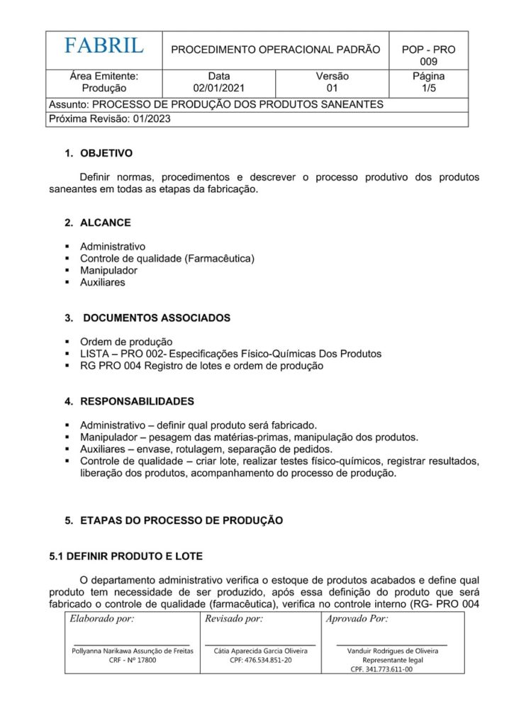 Como criar um Procedimento Operacional Padrão (POP) – Flex Service