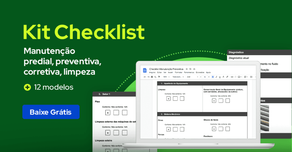 Kit checklist manutenção predial para baixar 