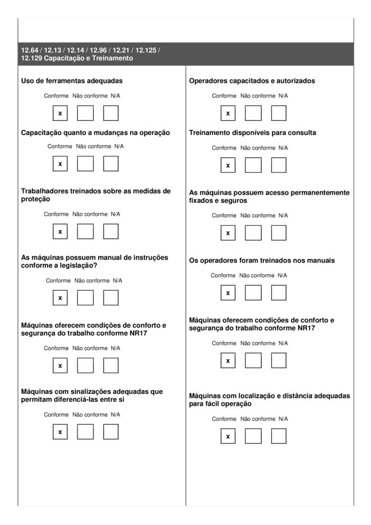 check list segurança do trabalho NR 12 04