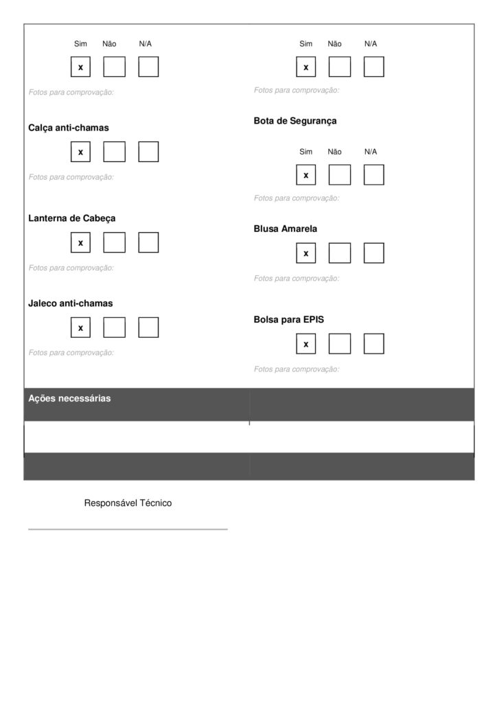 check list segurança do trabalho epi 03