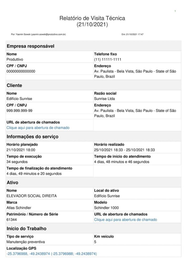 Relatório de Visita Técnica ao Caraguá Shopping em 23-03-2021