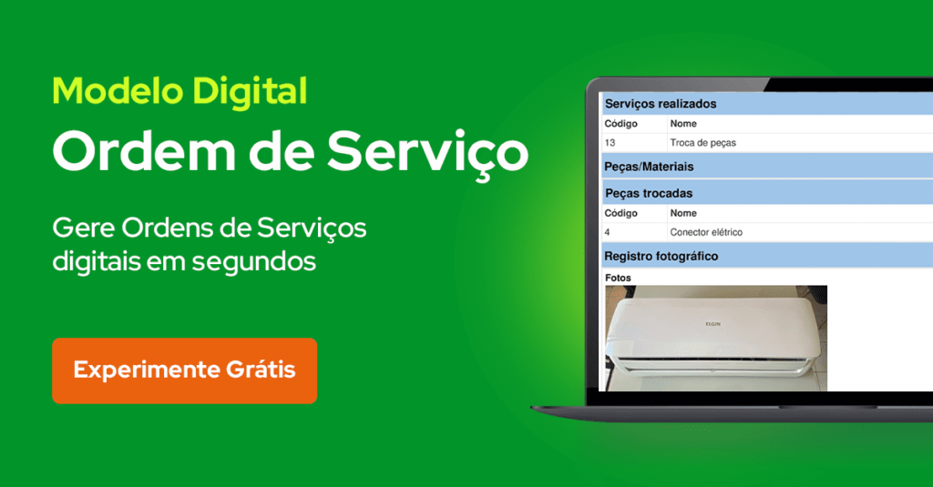 Ordem de Serviço digital para usar 