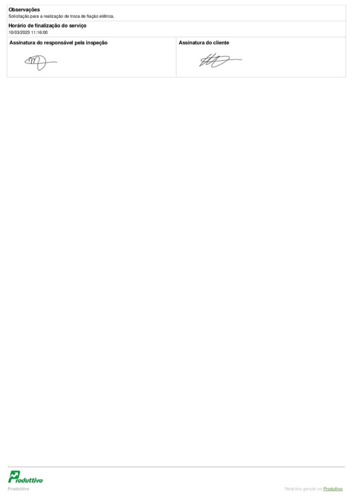 Modelo Ordem de serviço eletricista predial digital gerado em app página 04