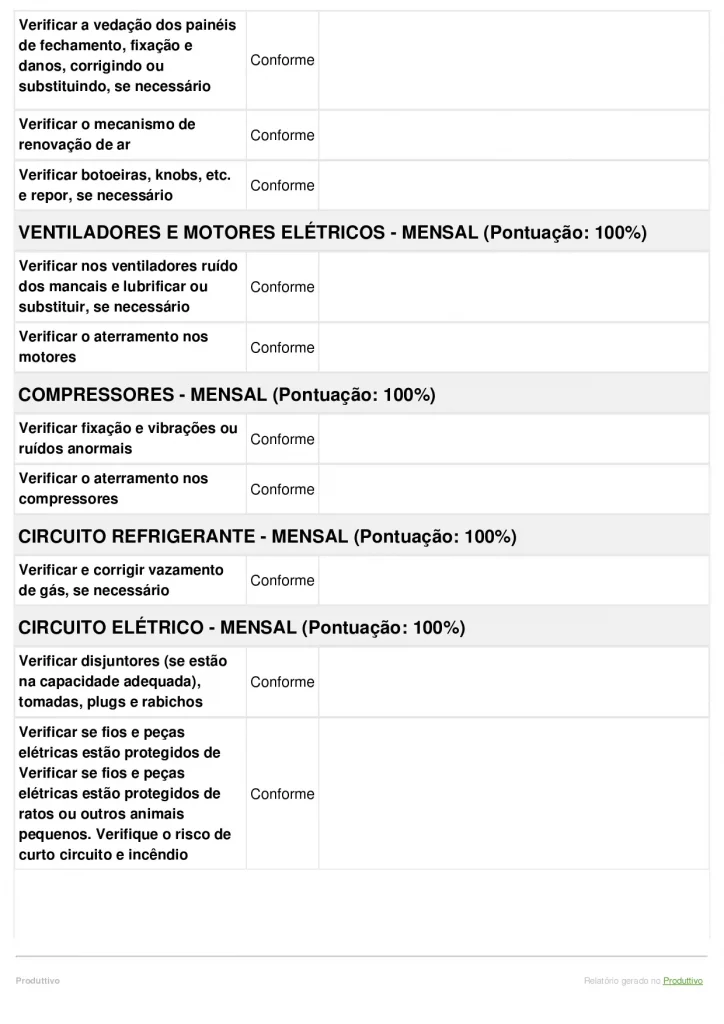 Exemplo de como fica o PMOC digital no sistema do Produttivo, página 03