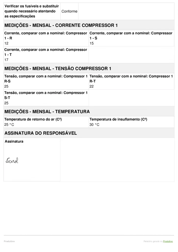 Exemplo de como fica o PMOC digital no sistema do Produttivo, página 03