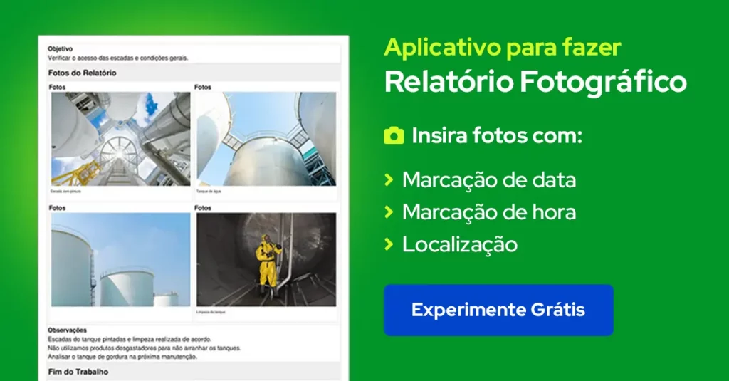 Aplicativo para fazer relatório fotográfico digital