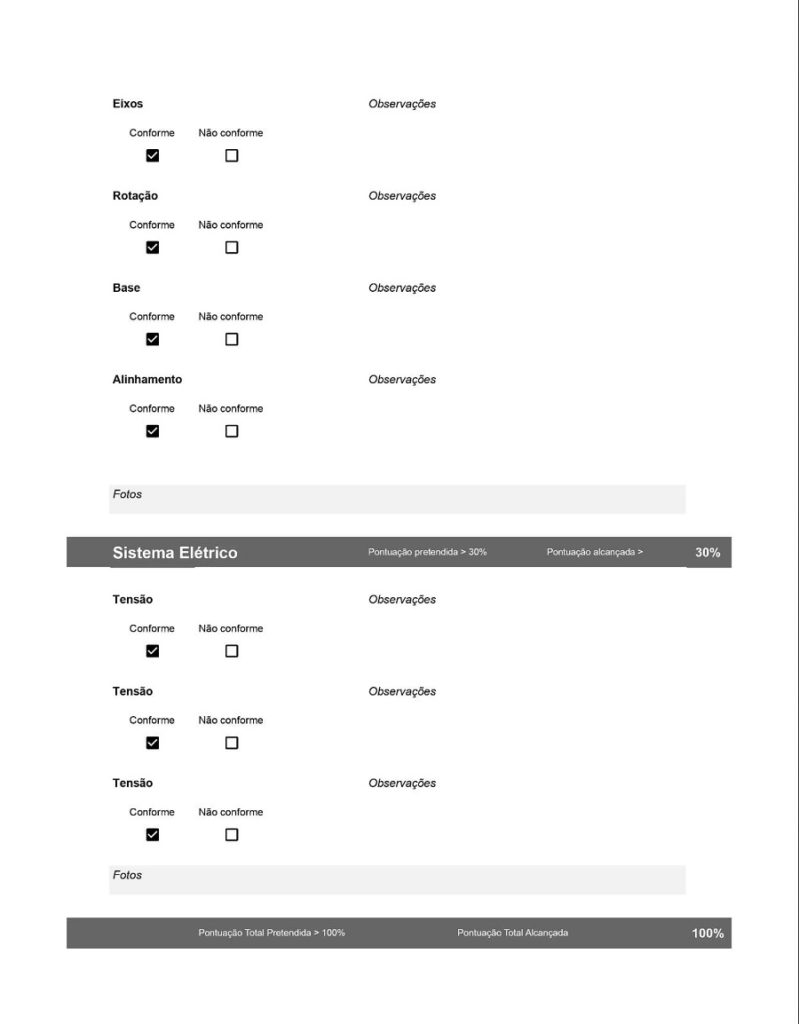 modelo de checklist online excel página 02