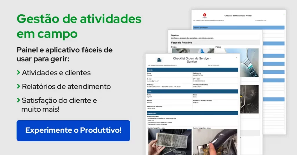 Produttivo Software para gestão de equipes externas