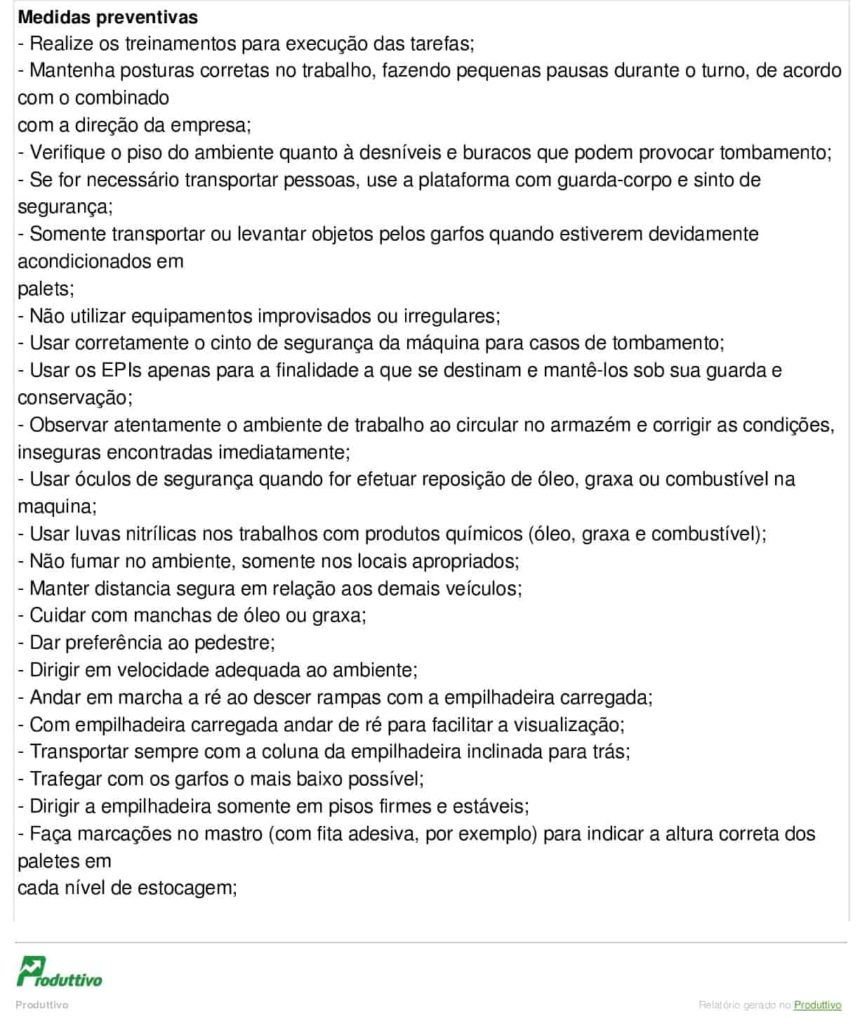 exemplo de descrição de procedimentos de segurança ordem de serviço digital