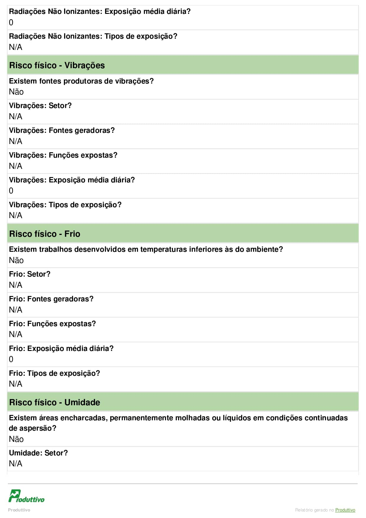 Modelo de laudo de insalubridade digital para usar no sistema do Produttivo, página 07