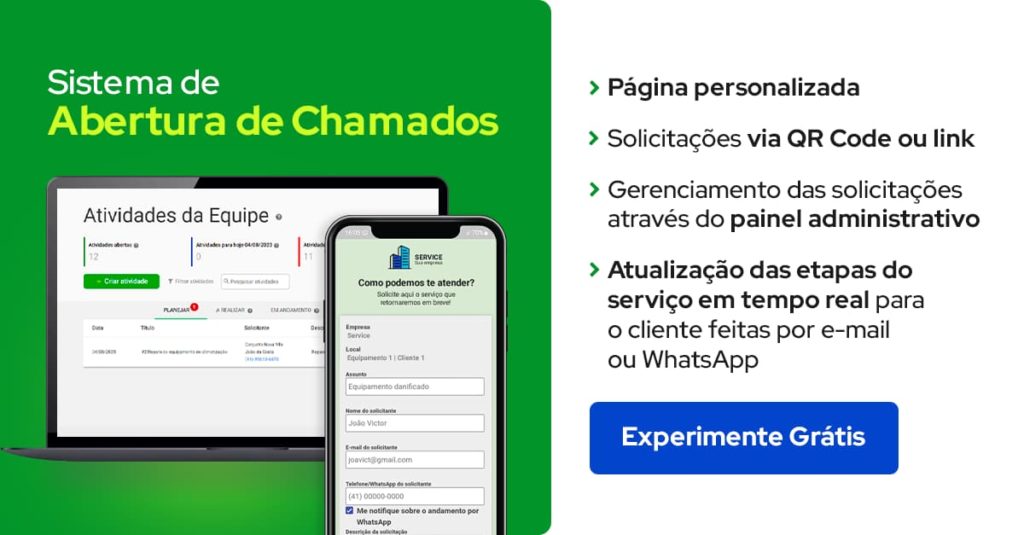 Tipos de abertura e opções de sistema