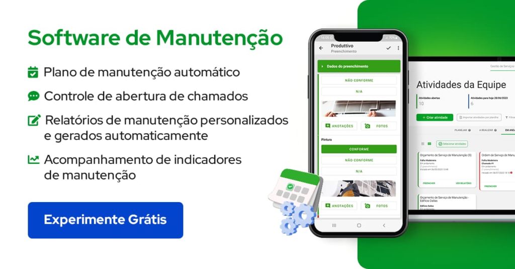 Software de manutenção para controle automático de serviços