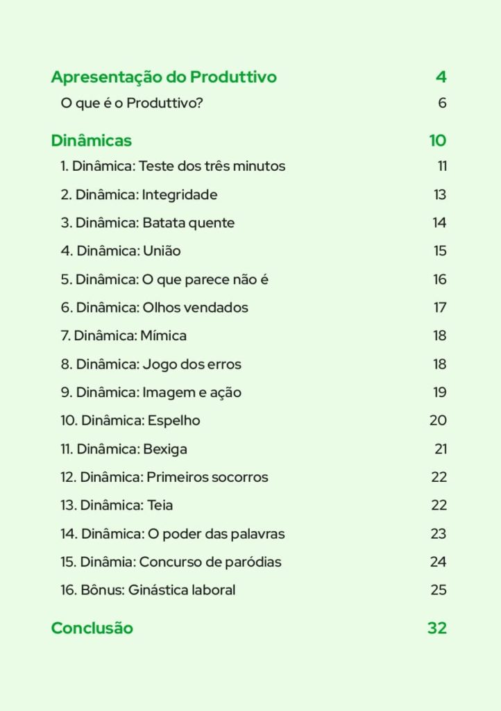 Ebook 16 dinâmicas práticas para aplicar no DDS pronto para baixar gratuitamente, página 02