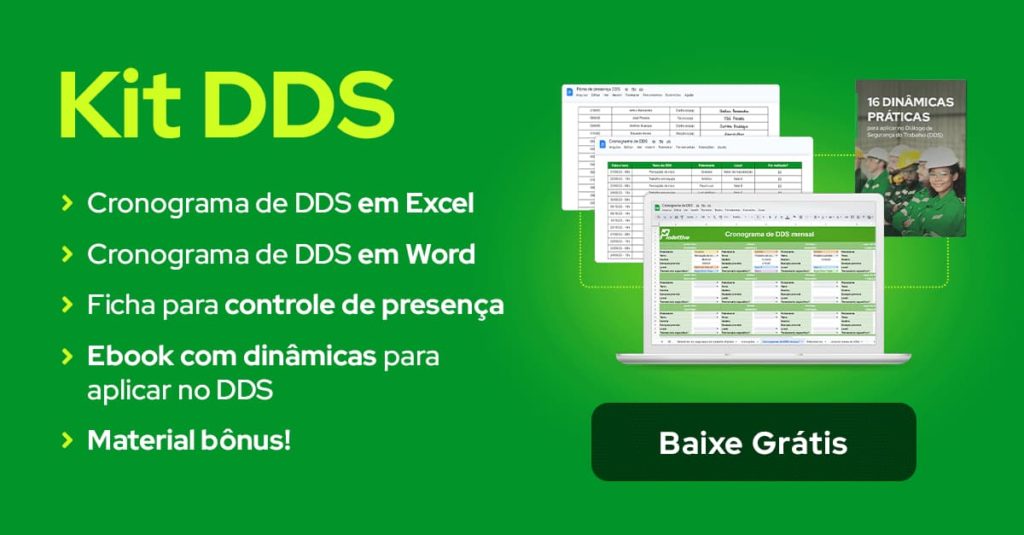 Kit DDS com checklist de segurança pronto para baixar