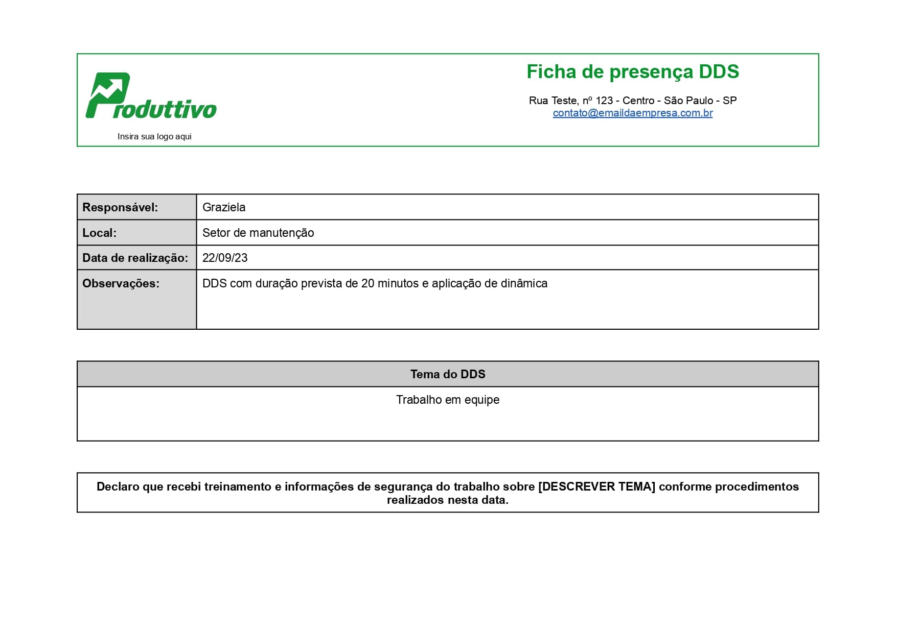 Dinâmica segurança do trabalho: 16 ideias para SIPAT e DDS