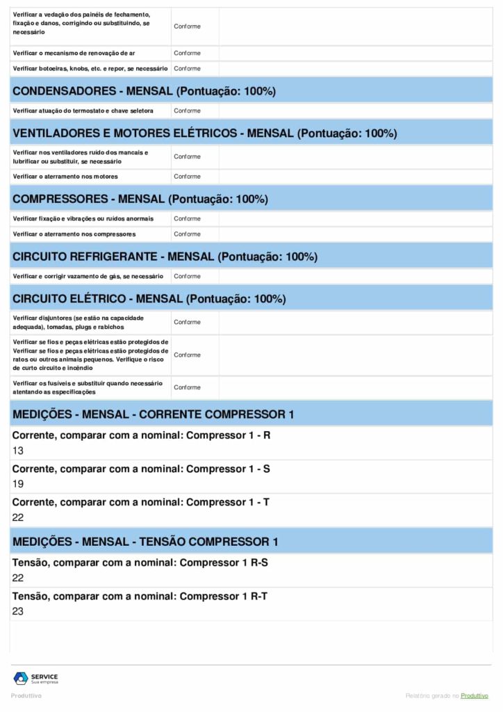 Declaração de serviços prestados mensal pronta para usar no sistema do Produttivo 05