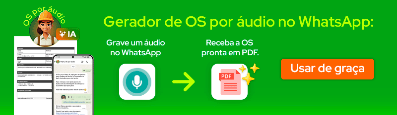 Banner para ordem de serviço grátis download com Manu IA
